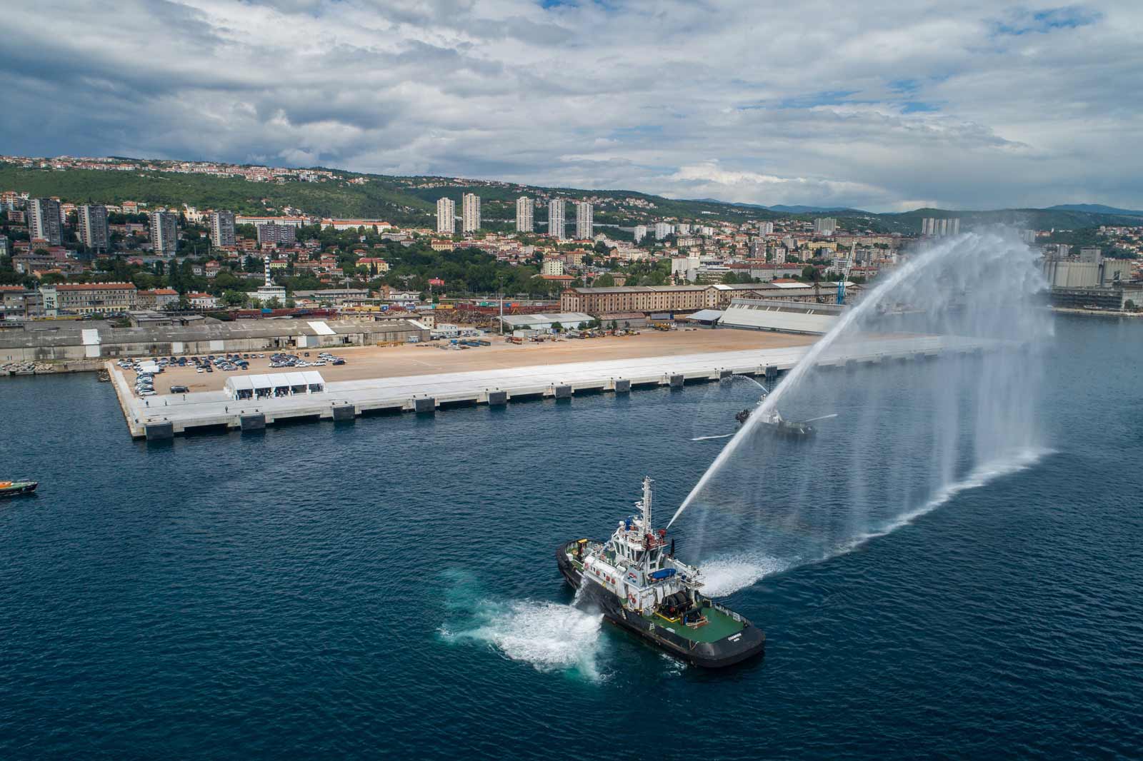 Inauguration of quay construction at the Rijeka Gateway Terminal