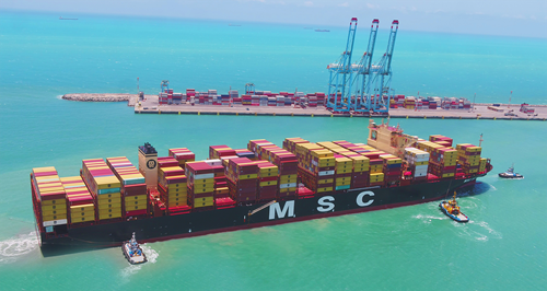 APM Terminals Pecém arrival of MSC's MariaGrazia