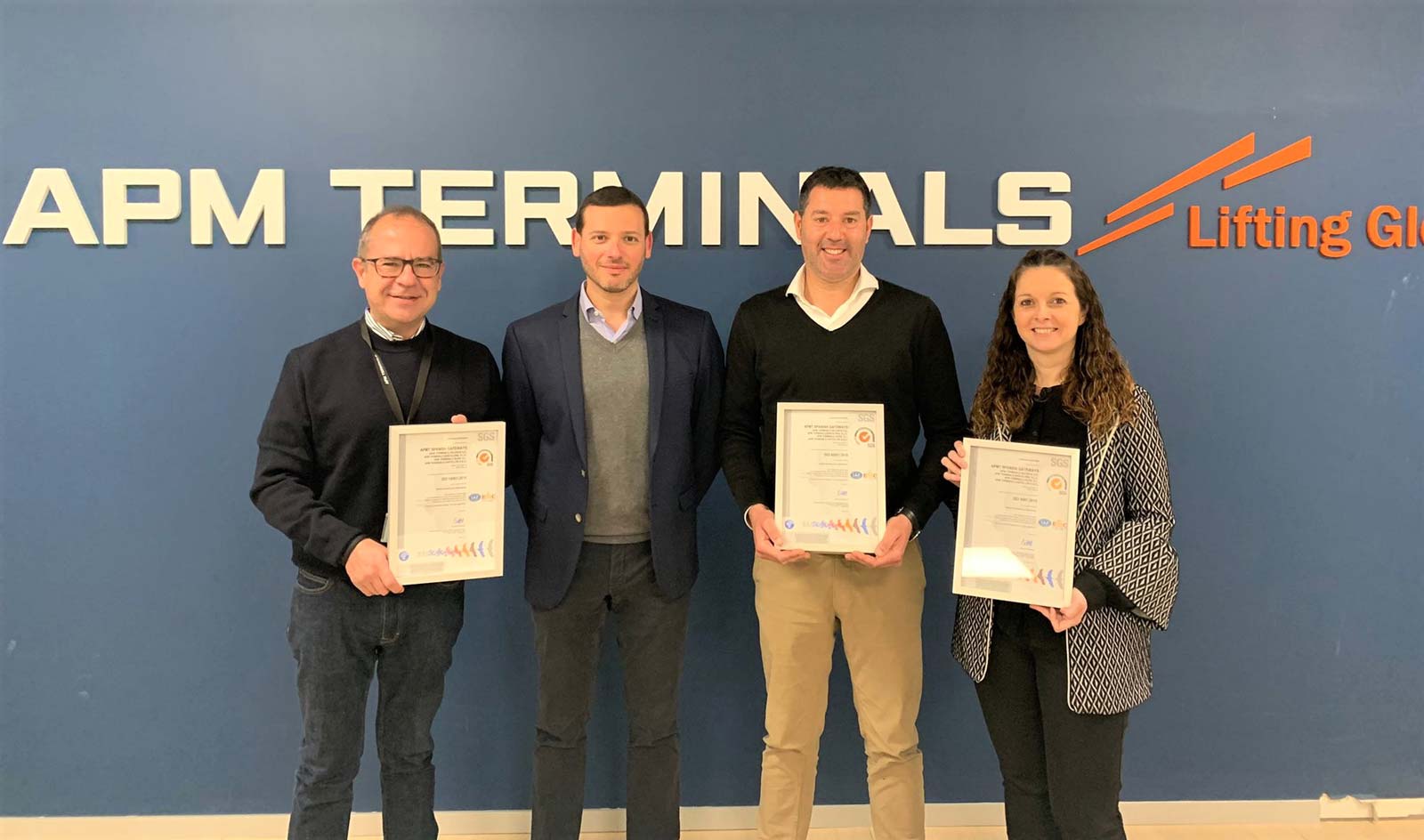 SGS validates APM Terminals Spanish Gateways' operating system for ISO standard certification