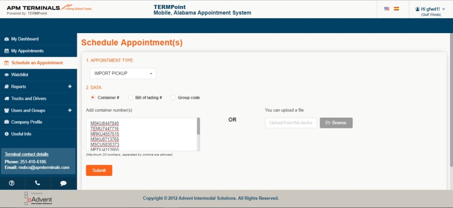 MOB Schedule Appointment Step 2